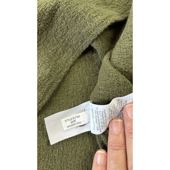 Olive Green Women's Top - Picture 7 of 11